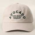 AVOCADO Embroidered Cotton Baseball Cap