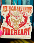 Aelin Galathynius Throne of Glass Holographic Sticker