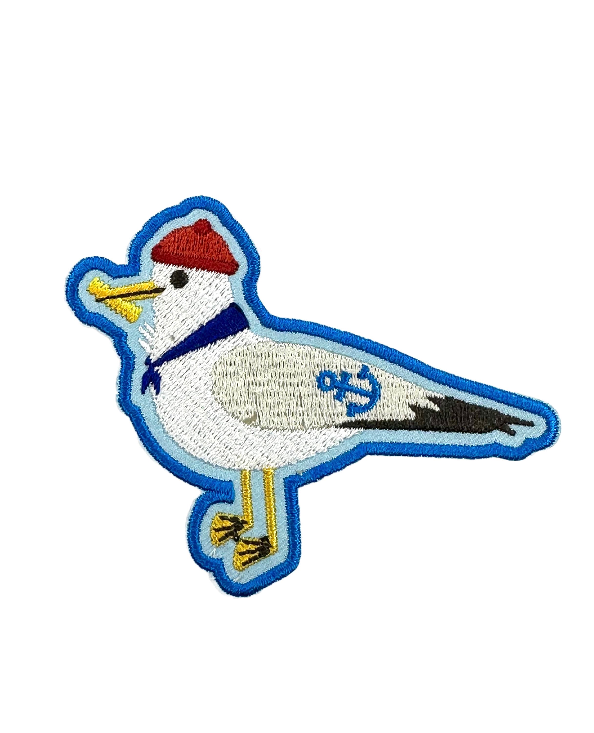 Snackin' Seagull Embroidered  Patch