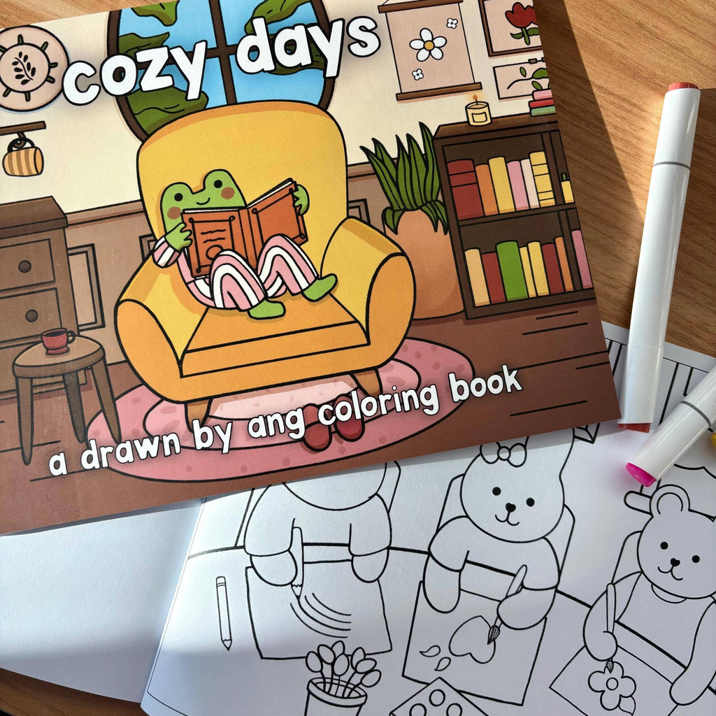 Cozy Days Coloring Book for All Ages