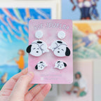 Baby Snoopy Handmade Acrylic Earrings & Keychains