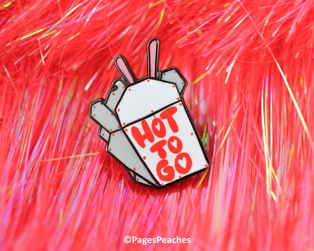 Mini Hard Enamel Hot To Go Pin