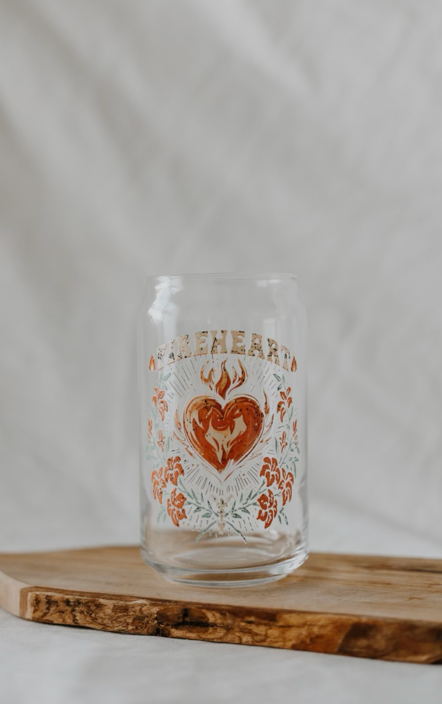 Fireheart Throne Of Glass Acotar SJM Book Lover Coffee Glass – Relume
