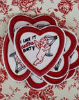 "I Like It Extra Dirty" Cupid + Dirty Martini Iron On Patch