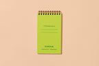 Blueberries Letterpress Spiral Pocket Size Notebook
