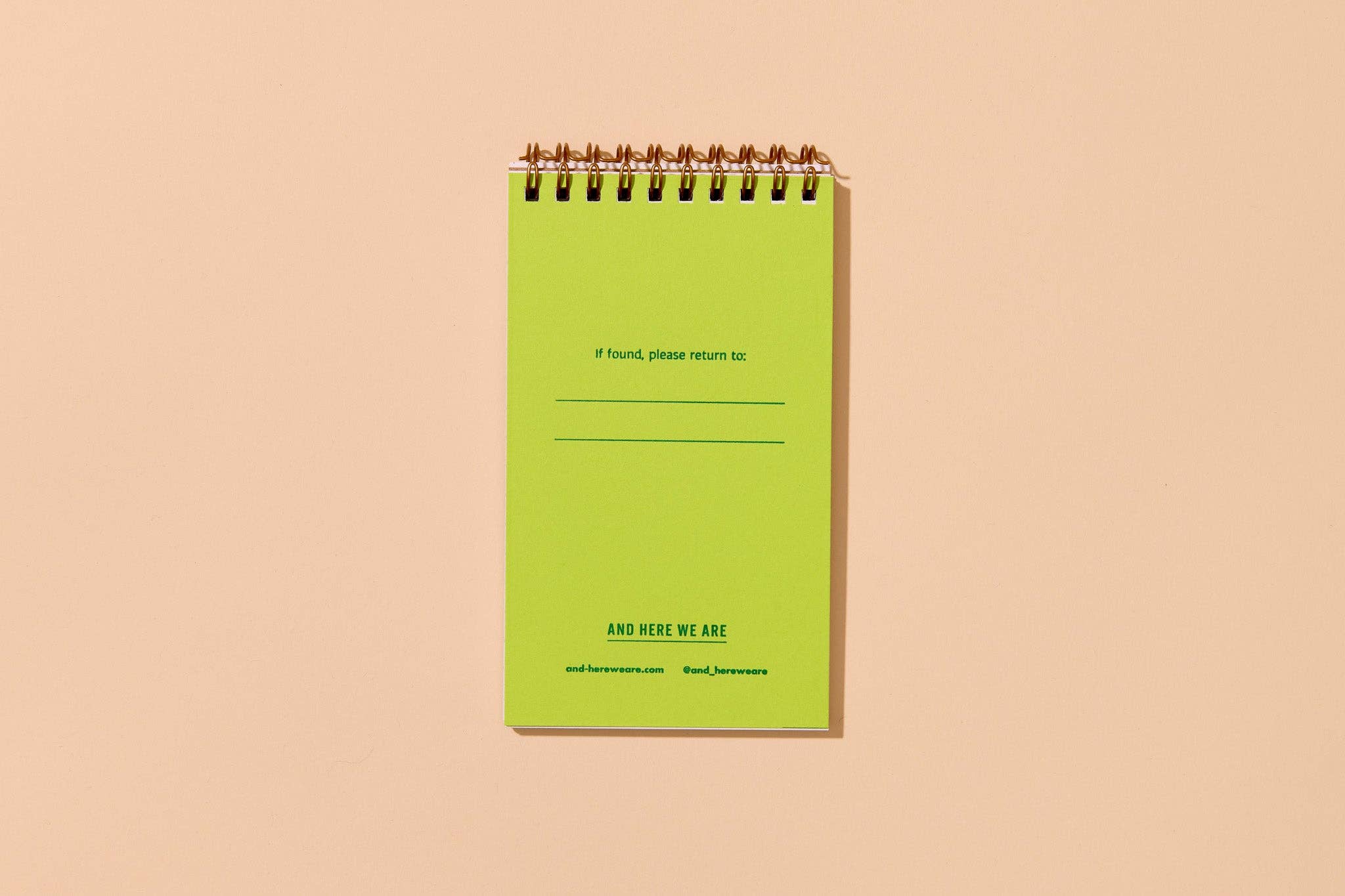Blueberries Letterpress Spiral Pocket Size Notebook