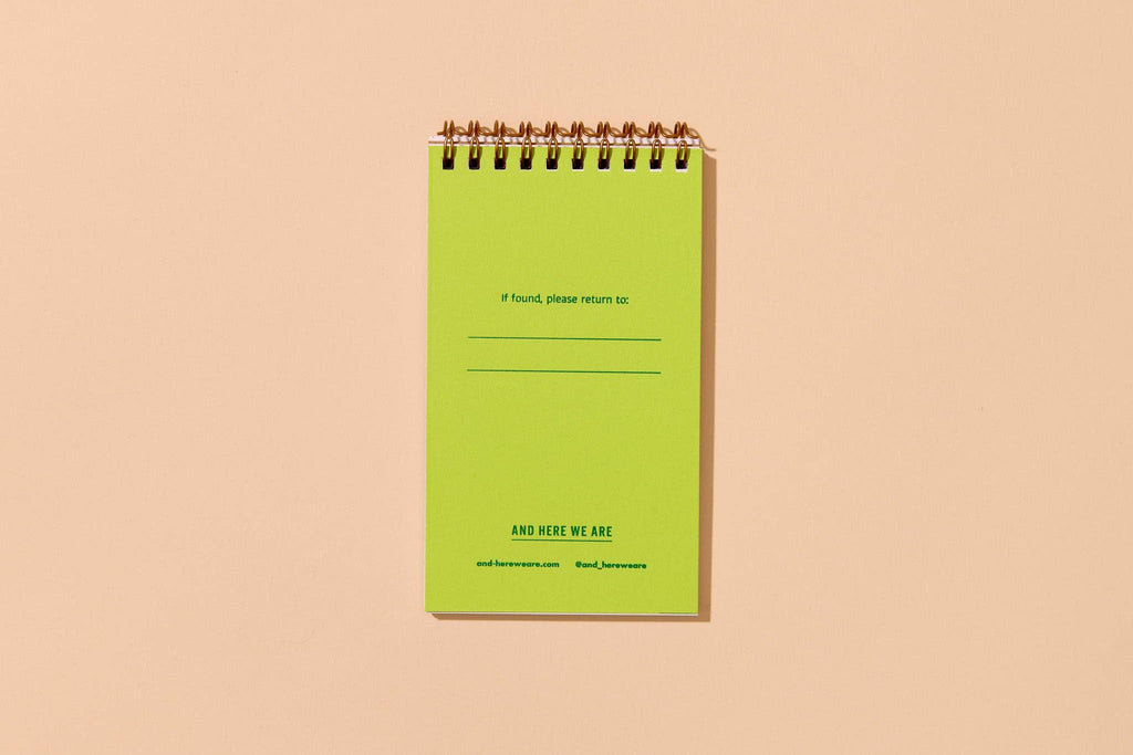 Ants Letterpress Pocket Size Spiral Notebook