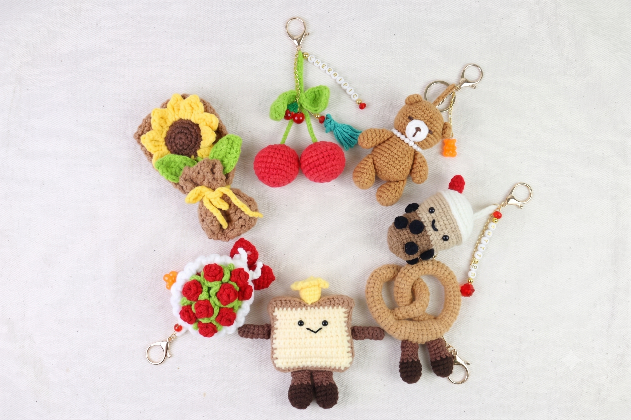 DIY Crochet Wonderland Keychain Kits – Beginner Friendly