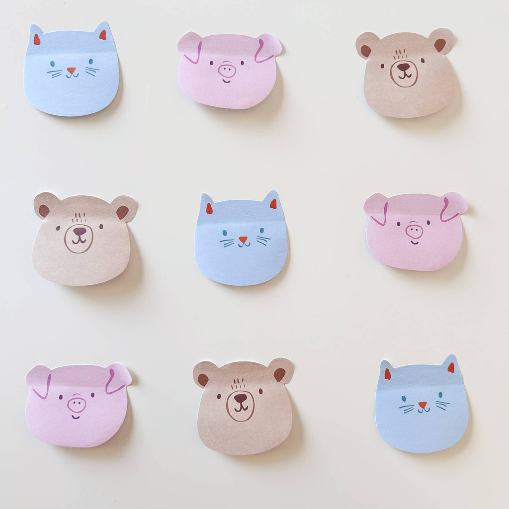 Cat Funny Faces Sticky Notes