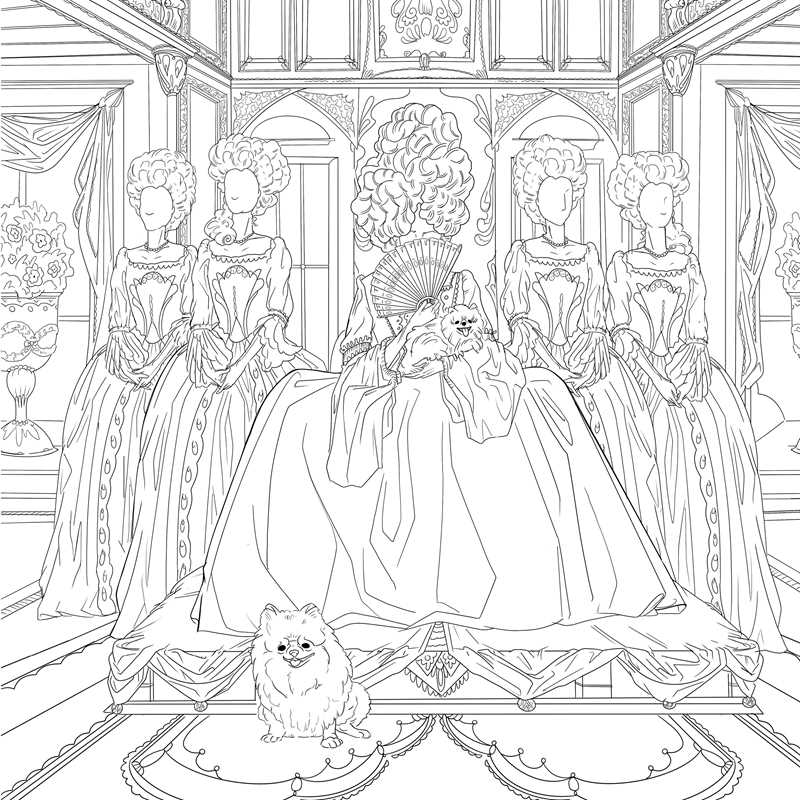 Unofficial Bridgerton Coloring Book
