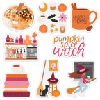 Clear Disco Ball Pumpkin Sticker, 2.9x2.9 in.