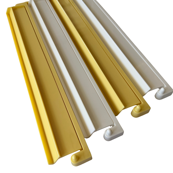 Mahjong Rack and Pusher Set of 4 - Solid Colors Pink Yellow Green Purple