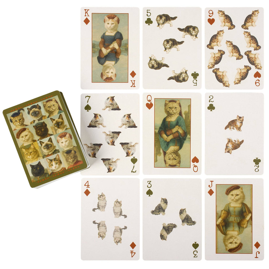 Vintage Cat Playing Cards