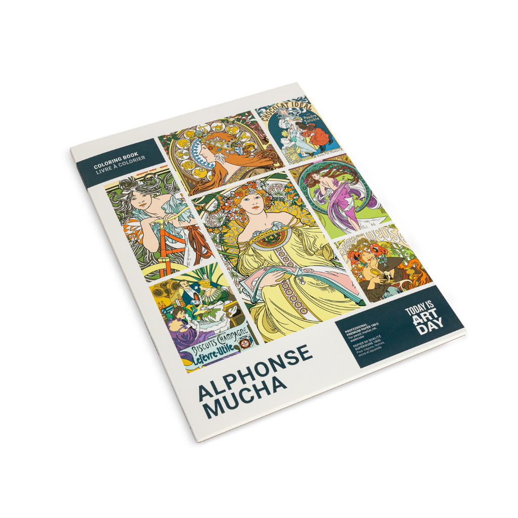 Coloring Book - Alphonse Mucha