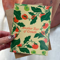 "Another year of growth" Tomato Birthday Card