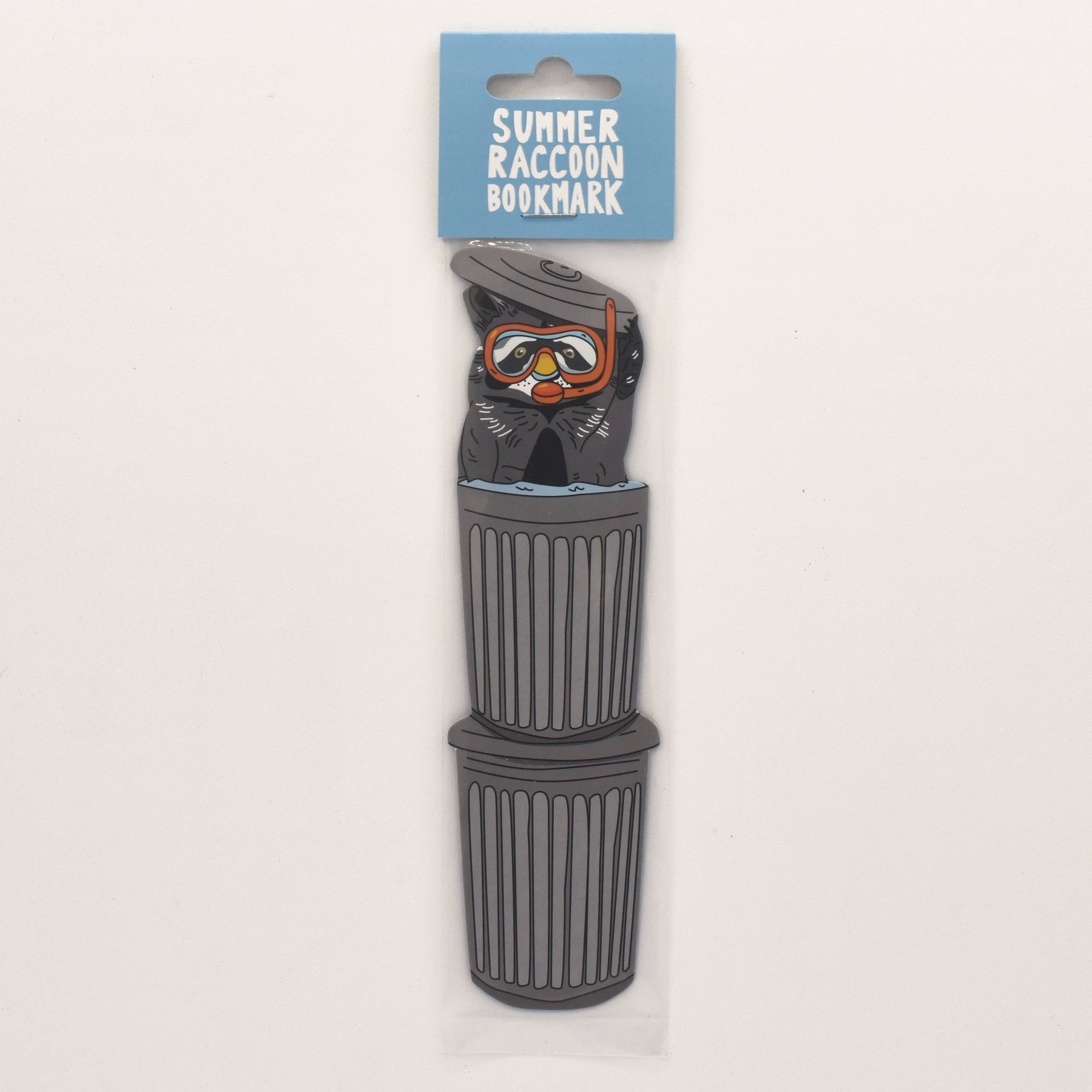 Summer Raccoon Bookmark (it's die cut!)