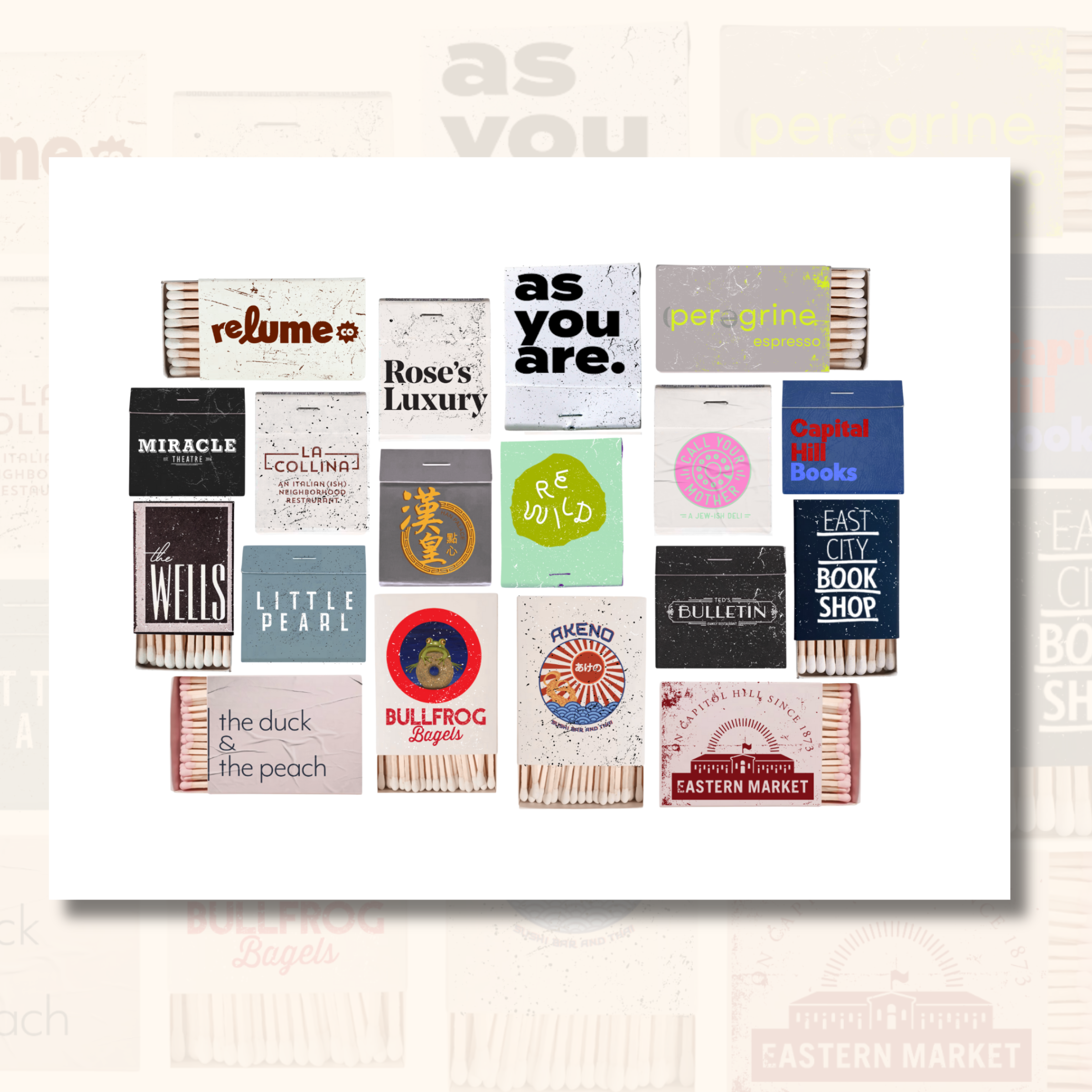 DC Matchbook Print