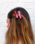 Bacon Alligator Hair Clip Set