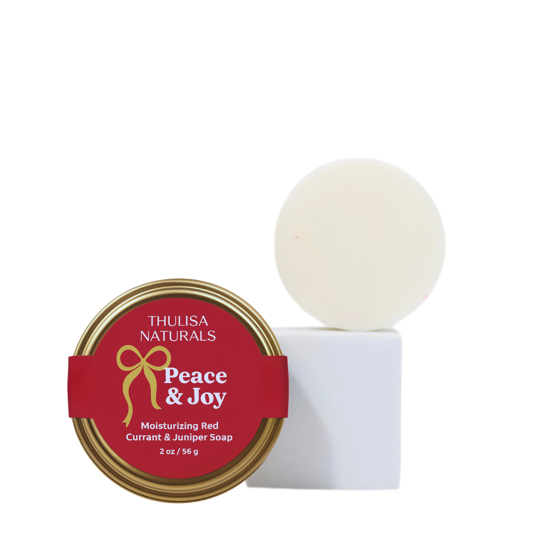 Christmas Shea Butter Gift Soap | Red Currant + Juniper