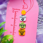 Halloween Buckets Handmade Acrylic Earrings & Keychains