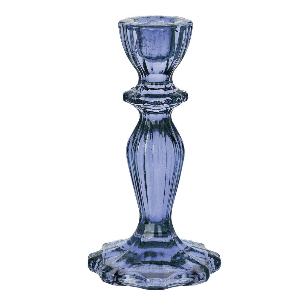 Navy Glass Candle Holder | Summer Gifts |