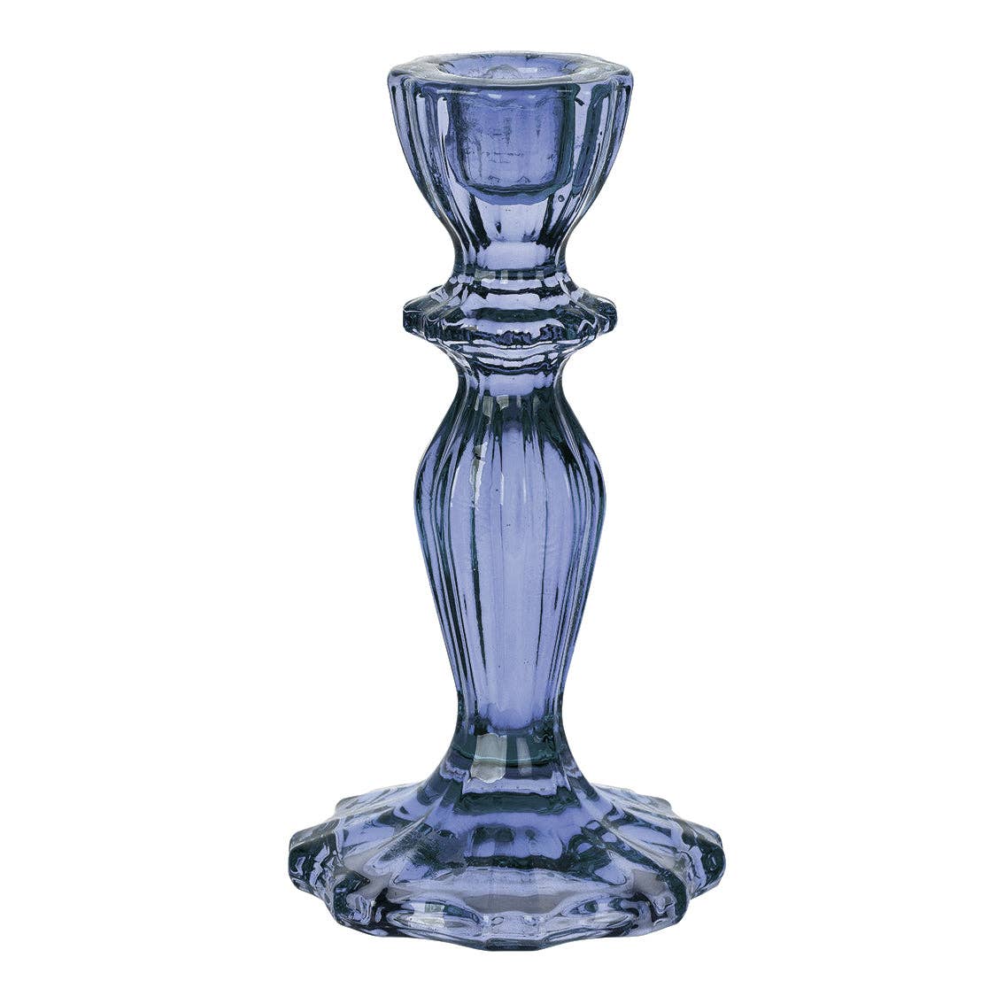 Navy Glass Candle Holder | Summer Gifts |