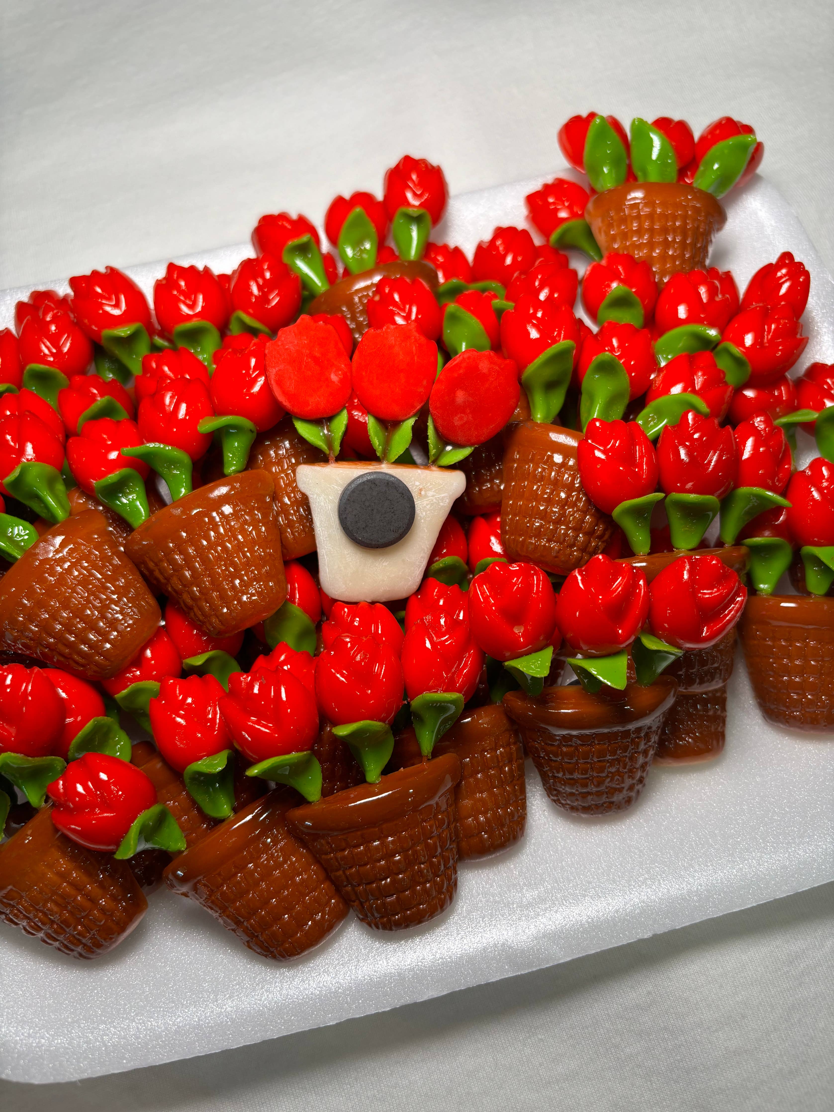 Roses in a Pot Magnet