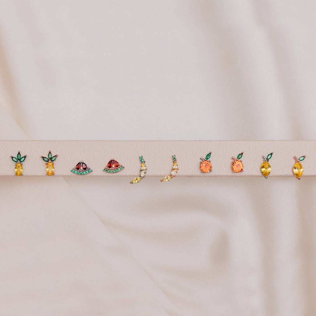 Tropical Fruit Basket Stud Set