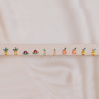 Tropical Fruit Basket Stud Set