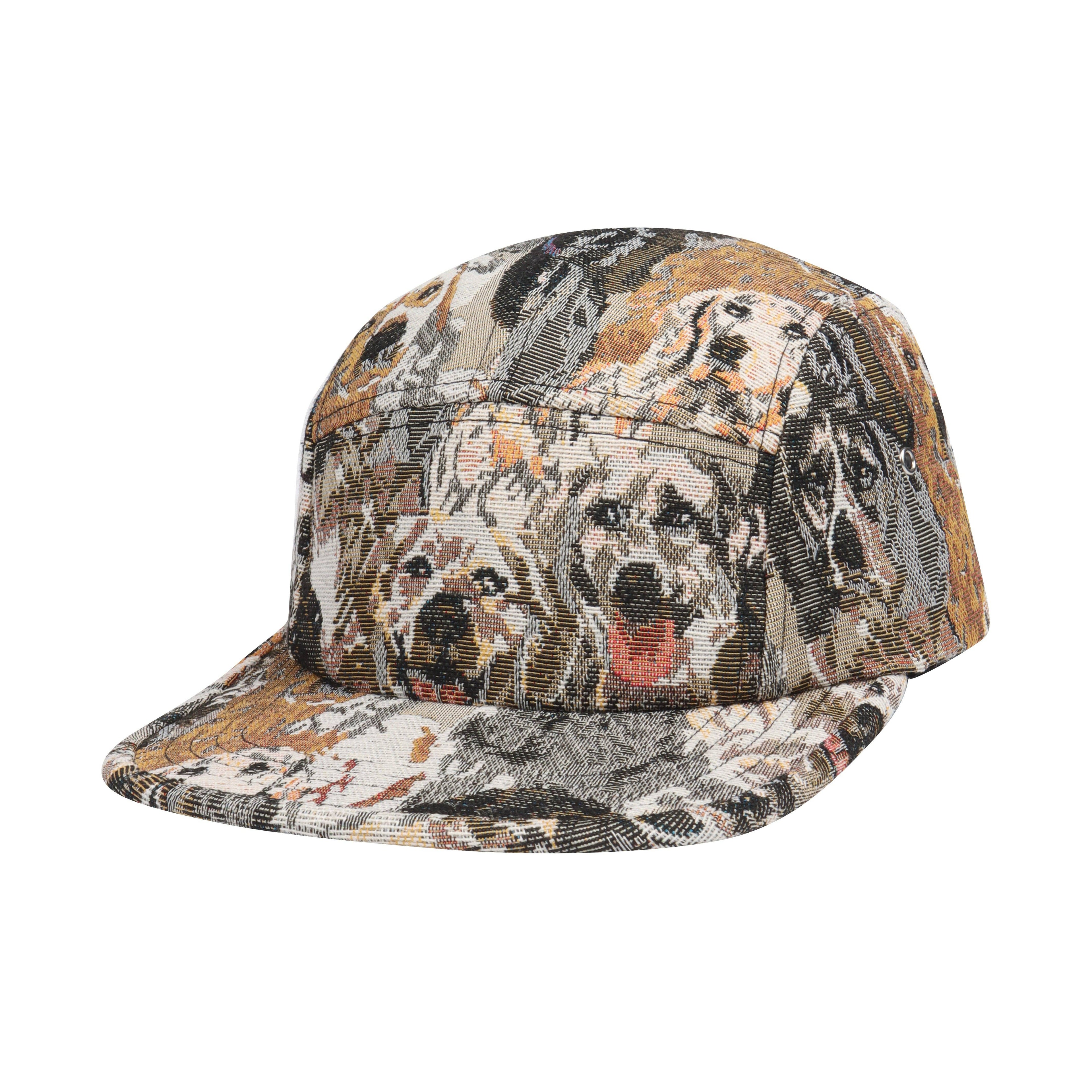 Dog Jacquard 5 Panel Hat Camp Cap | Outdoor Hat for Dog Walks | HatPhile