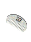 Hand-painted Butterfly Gua Sha Hair Comb