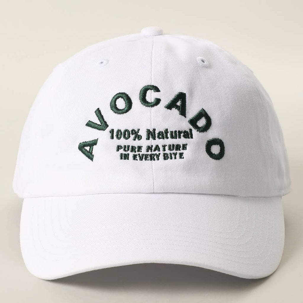 AVOCADO Embroidered Cotton Baseball Cap