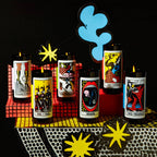 Tarot Magician Candle - 6" Tall & 60 Hr, Bergamot & Cedar