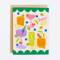 Vintage Cocktail Cheers Card