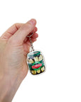 Dill Pickle Jar Keychain