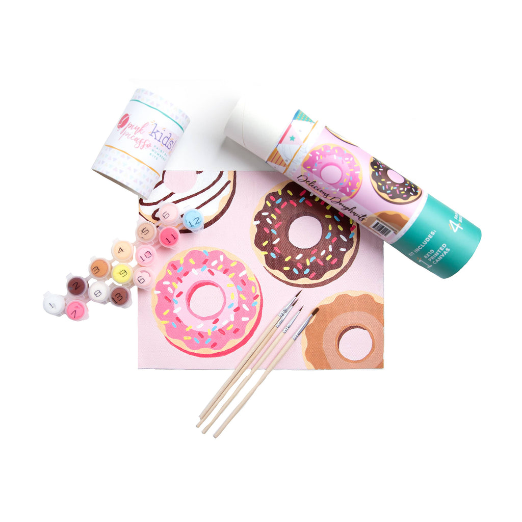 Delicious Doughnuts Paint by Numbers