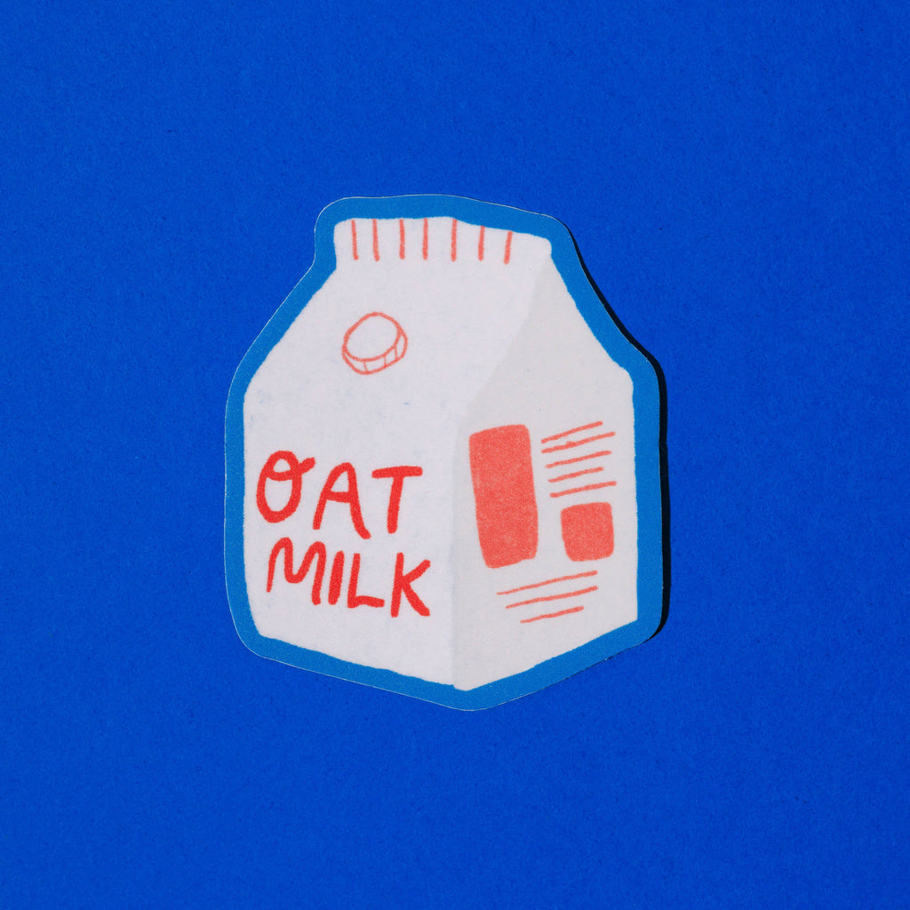 Oat Milk Vinyl Sticker 