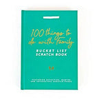100 Things To Do With Family Bucket List Scratch Book