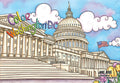 Color Washington DC coloring guidebook