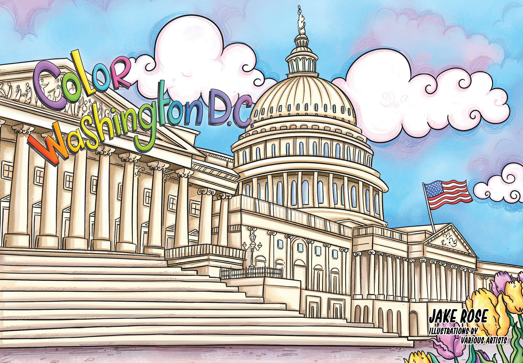Color Washington DC coloring guidebook