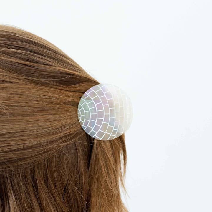 Midi Disco Ball Hair Claw Clip