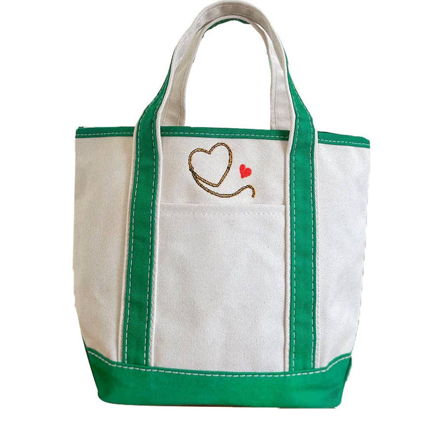 Hey Good Lookin Mini Canvas Tote Bag Vintage Inspired