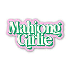Mahjong Girlie Text Mahjong Sticker