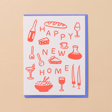 Happy New Home Letterpress Card