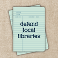 Defend Local Libraries Pocket Journal