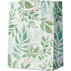 Small - Watercolor Garden Foil Gift Bag