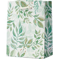 Small - Watercolor Garden Foil Gift Bag