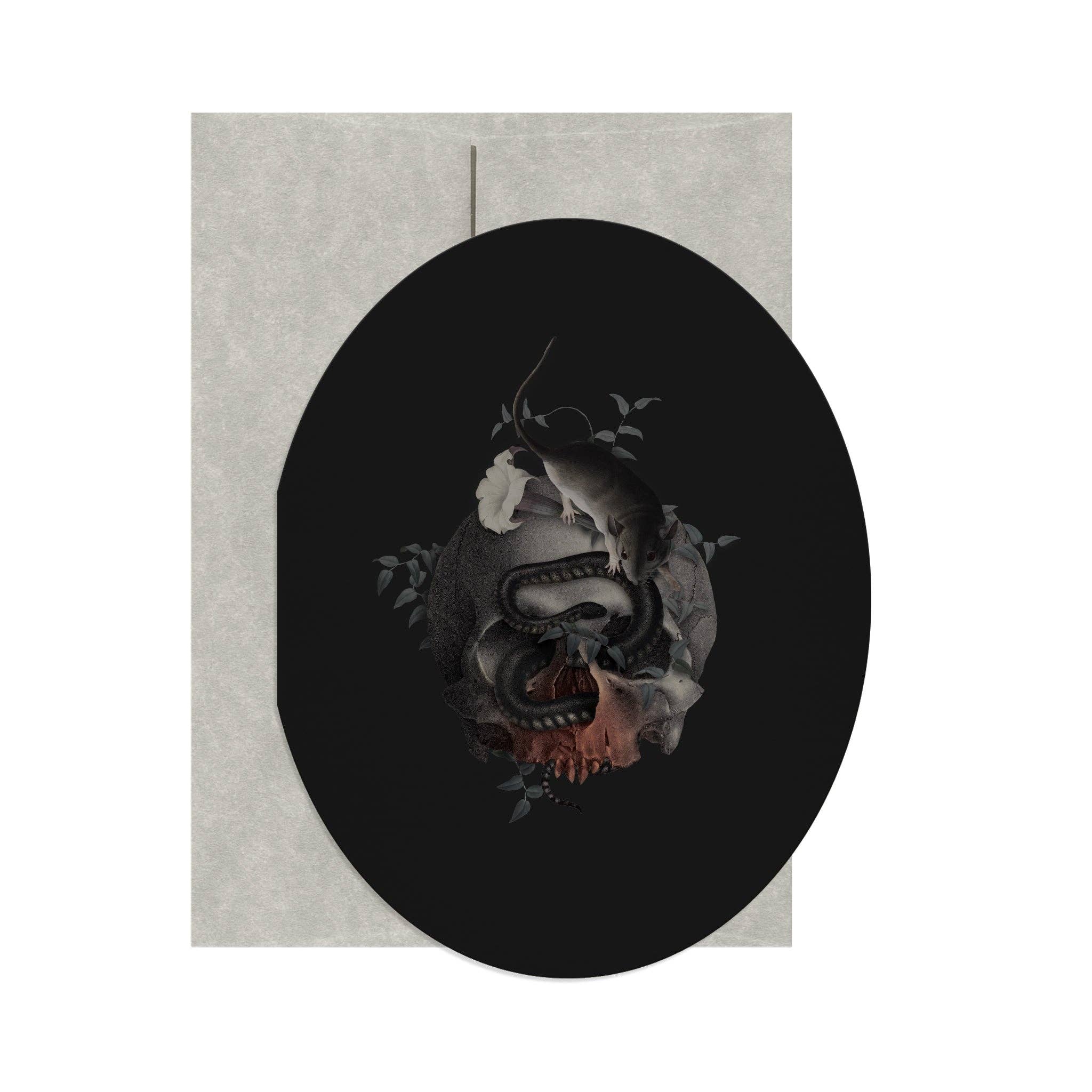 Nosferatu's Skull Greeting Card