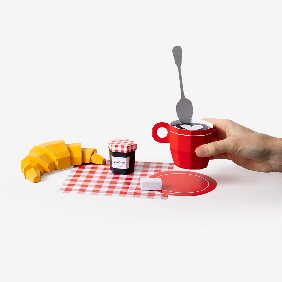 3D PAPERFOOD CROISSANT by Cinqpoints