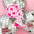 disco cowgirl sticker
